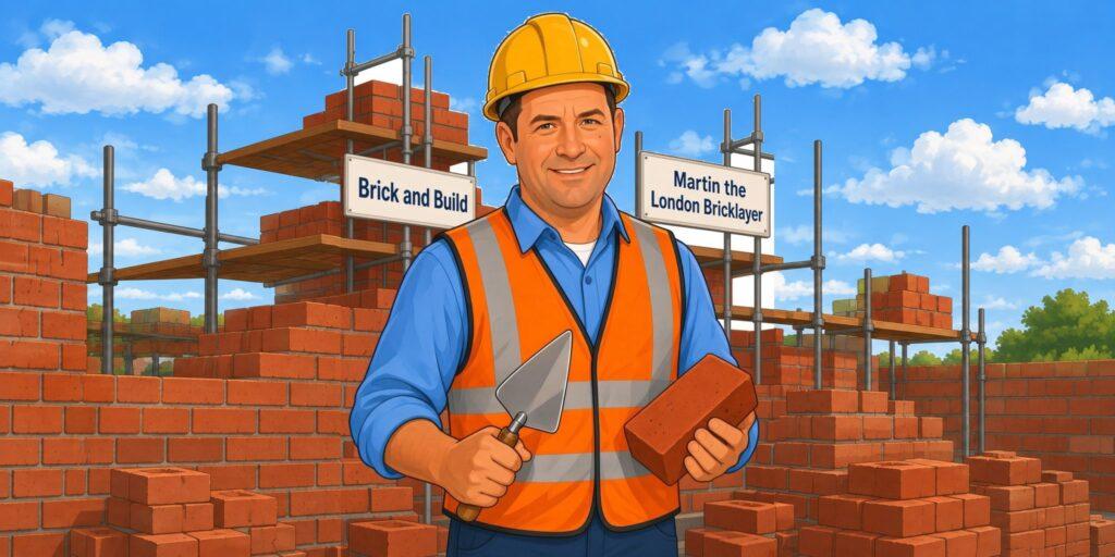 Martin the London Bricklayer landscape draft